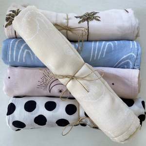 Swaddles: Bamboo x Cotton Swaddle - Atlantis