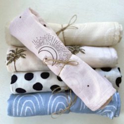 Swaddles: Muslin Swaddle - Celeste