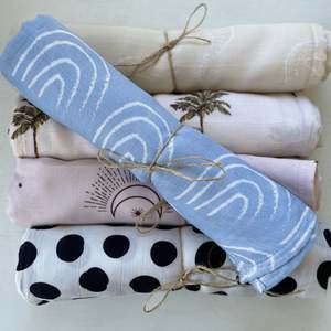 Swaddles: Bamboo x Cotton Swaddle - Beau