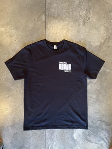 Products: Wrong Skate T Shirt Black Flag