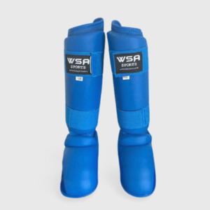 Shin Foot Protection: Shin and Foot Protector - Blue