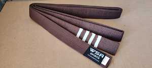 Products: Brown Belt with 4 white stripes