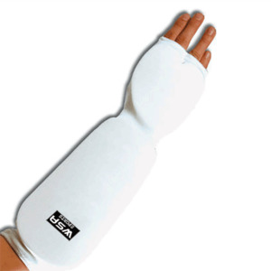 Protective Gears: White Cotton Fist and Forearm Protector