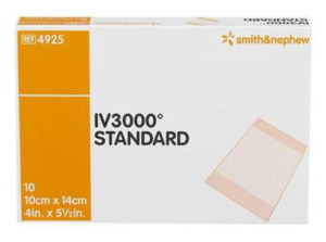 Our: Opsite IV3000 Catheter Dressing 10cm x 14cm