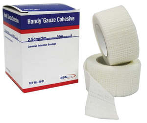 HandyGauze Cohesive Bandage 2.5m x 4m (Box of 2) (Peta-Haft Alternative)