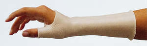Precut Thermoplastics: WRIST + THUMB SPLINT Orfit Classic Precut Antibacterial - 2 piece pack