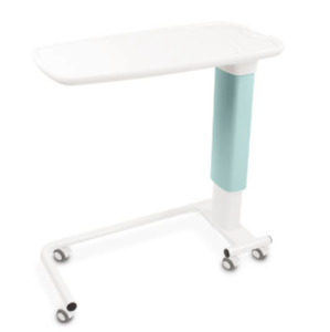 Medical Equipment: OBP/SP/S Overchair Table - Height Adjustable, Polymer, Easy Clean, Spearmint Green
