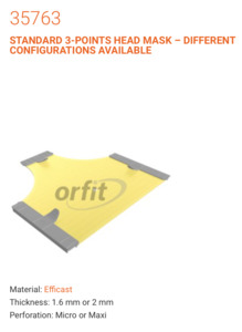 Orfit Radiation Oncology: Brain / Head and Neck Masks