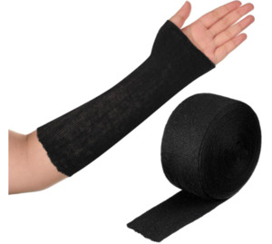 Braces: 5cm x 25m Black Tubular Stockinette