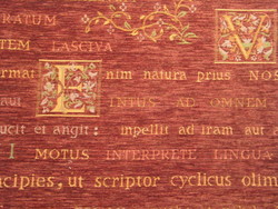 Dulcia-Latin: DULCIA - LATIN Chocolate fabric per metre