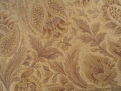 Sissinghurst: SISSINGHURST Taupe fabric per metre