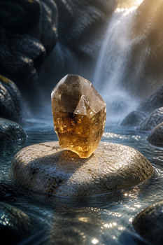Raw Stones: Smokey Quartz Point