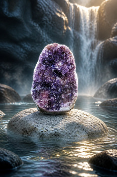 Purple Amethyst geode