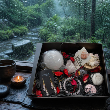 Gift Set Boxs: Rose Quartz gift box