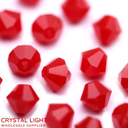 Swarovski Beads 5301 - Dark Red Coral 396 /4mm