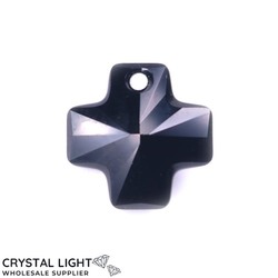 Swarovski Accent Beads: Swarovski Cross Bead /Jet 280