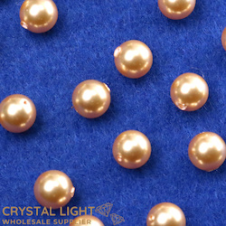 Swarovski Pearls: Swarovski Pearl Beads - Gold 296 /6mm