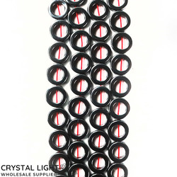 Hematite Beads: Hematite 12mm Donut Beads
