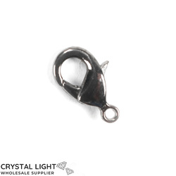 Lobster Clasps: Gunmetal Silver Lobster Clasp /12mm