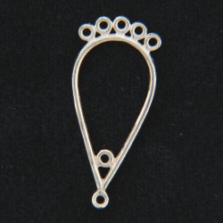 Sterling Silver 5 String Clasp (Pair)&nbsp;
