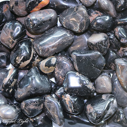 Tumbles by Weight: Black Onyx Tumble 40-50mm/250g