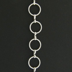 Chain: Round Link Chain Silver 10mm