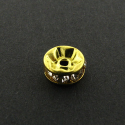 Spacer: Gold Rhondell Spacer 7mm x10