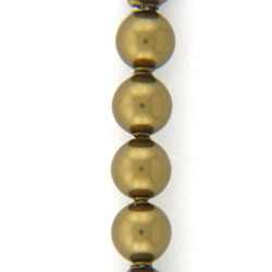 Swarovski Pearls: Swarovski Antique Brass Pearls (001 402) 4mm