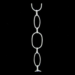 Chain: Silver Rounded Rectangle and Marquee Chain