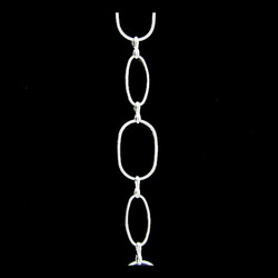 Chain: Silver Rounded Rectangle and Marquee Chain