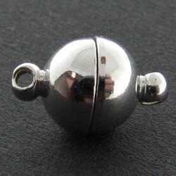 Magnetic Clasp: Magnetic Plain Round Clasp