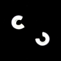 Crimp: Silver Crimp Cover x50