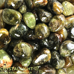 Tumbles by Weight: Green Garnet / Grossularite Tumble