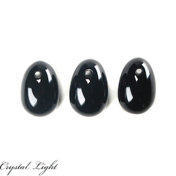 Eggs: Black Obsidian Yoni Egg 20mm