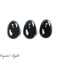 Eggs: Black Obsidian Yoni Egg 20mm