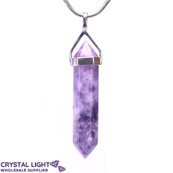 Sterling Silver Pendants: Lepidolite DT Pendant Sterling Silver
