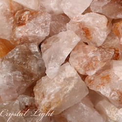 Rough by Weight: Hematoid Quartz Rough /250g