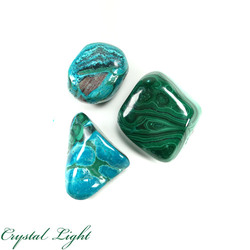 Tumble Lots: Chrysocolla & Malachite Tumble Lot