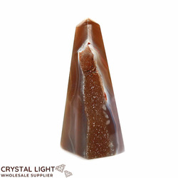 Agate Druse Obelisk