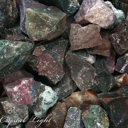 Rough by Weight: Bloodstone Rough Small /250g