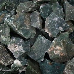 Rough by Weight: Moss Agate Rough /250g