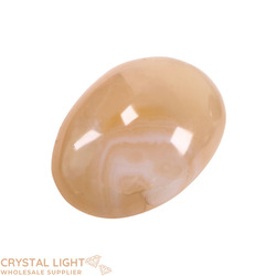 Soapstones & Palmstones Single Listings: Agate Palmstone (Single)