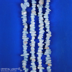 Chip Beads: Angelite Chip Beads