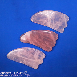 Gua Sha: Rose Quartz Gua Sha Large