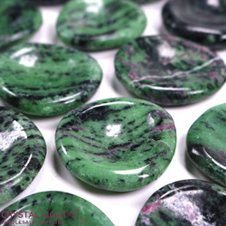 Thumb & Worry Stones: Ruby Zoisite Worry Stone