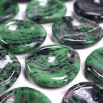 Ruby Zoisite Worry Stone