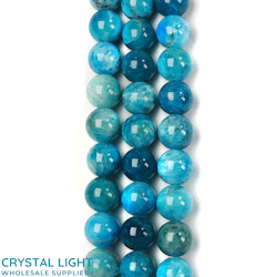 Blue Apatite 10mm Beads