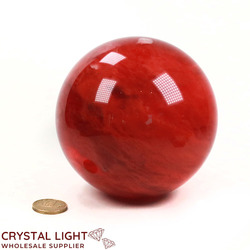 Strawberry Obsidian Sphere /140mm