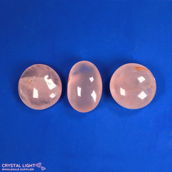 Soapstones & Palmstones by Quantity: Rose Quartz Palmstone
