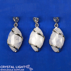 Clear Quartz Marquise Pendant